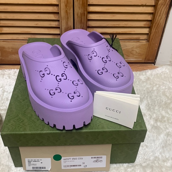 Gucci Shoes - Gucci rubber mules sandals